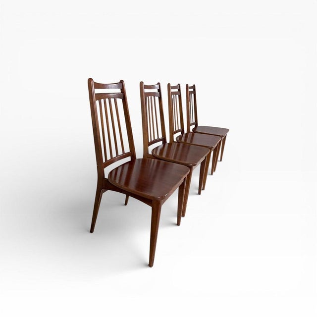Mid-Century Dining Chairs from Elliotts of Newbury, Set of 4 For Sale - Image 3 of 8