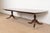 Baker Furniture Company Baker Furniture Style Georgian Banded Mahogany Double Pedestal Extension Dining Table, Newly Refinished For Sale - Image 4 of 12