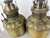 Brass Antique Brass and Glass Chimney Oil Lamps - 2 For Sale - Image 8 of 9