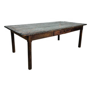 Antique Pine Farmhouse Table 17/18c For Sale