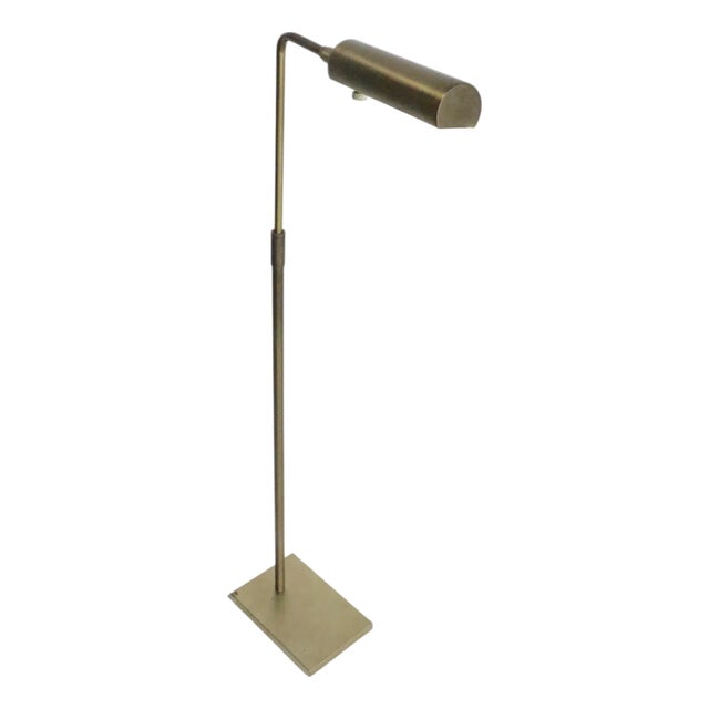 Adjustable Pharmacy Style Floor Lamp by Koch & Lowy Circa 1970’s For Sale