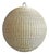 Contemporary Outdoor Faux Rattan Globe Pendant Light 36" For Sale