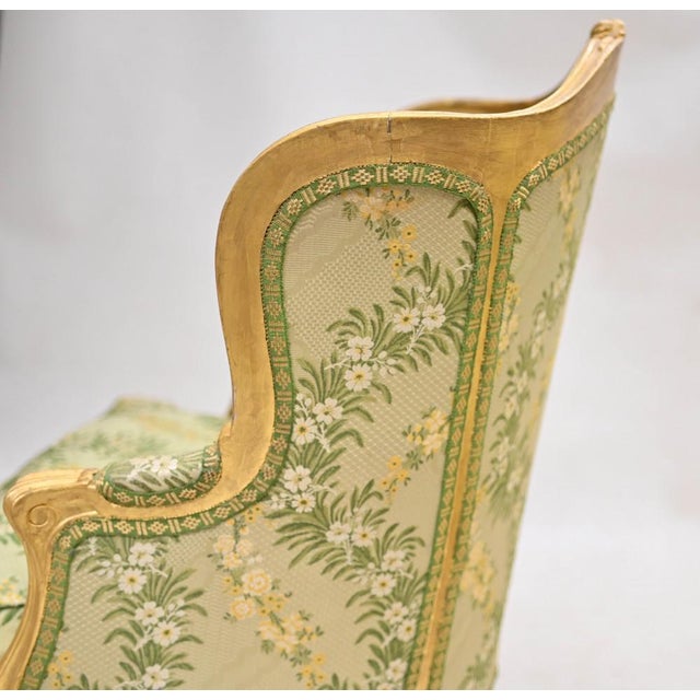 Set of French Gilt Armchairs For Sale - Image 6 of 14