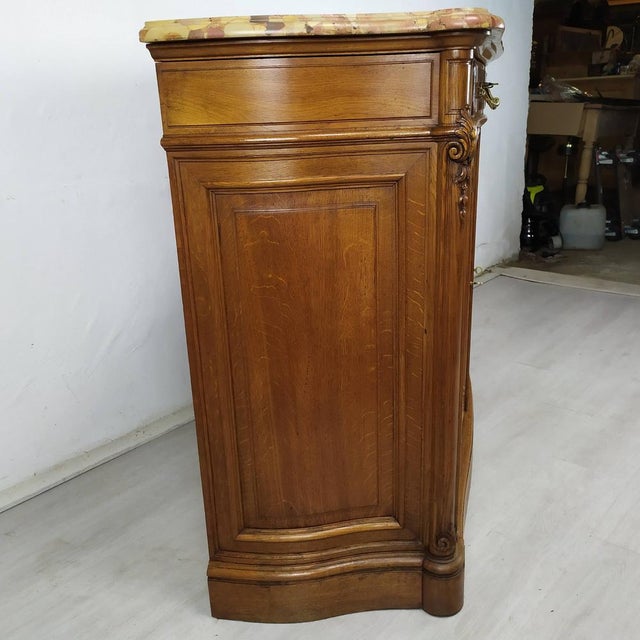 Brown Louis XV Buffet by Mercier Chêne, 1890s For Sale - Image 8 of 18