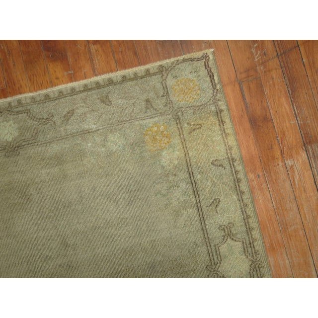 Vintage Zabihi Collection Gray Turkish Rug - 3'8" x 6'6" For Sale In New York - Image 6 of 12