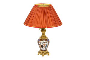 Table Lamp in Samson Porcelain & Gilt Bronze, 1880s