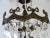 French Empire Bronze Bows and Crystal Chandelier, Circa 1930 For Sale - Image 6 of 10