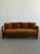 Mid-Century Modern 1970s Sculptural Oak Barrel Back Sofa Attributed to Howard Furniture For Sale - Image 3 of 15