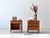 Mid-Century Modern Mid-Century Modern Nightstands in Cherry Wood, 1960s, Set of 2 For Sale - Image 3 of 16