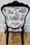 Vintage French Country Carved Walnut Toile De Jouy Upholstered Accent Chair For Sale In Dallas - Image 6 of 12