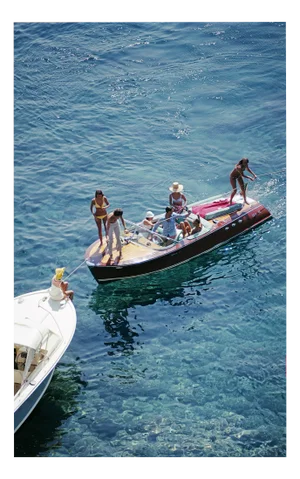 Slim Aarons, Porto Ercole Watercraft, 1969, C-Print Photograph