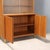 Vintage Bookcase in Larch Veneer and Glass, Italy, 1970s For Sale - Image 5 of 11