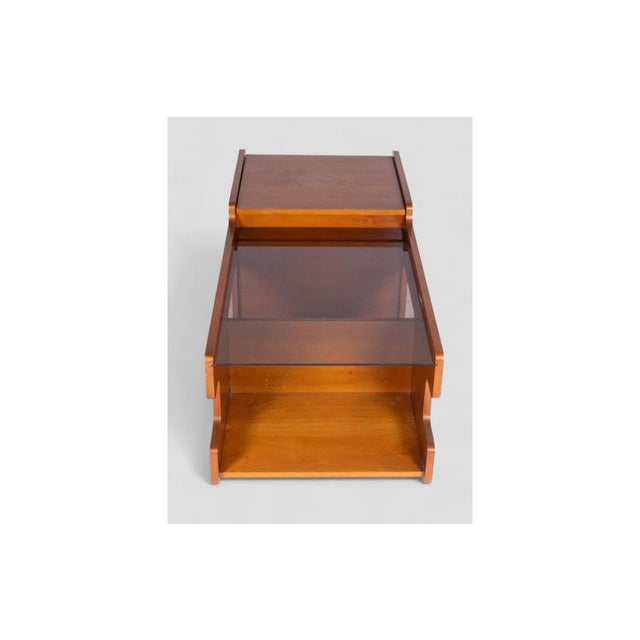 Vintage Coffee Table with Bar Compartment For Sale - Image 5 of 12