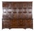Georgian English Monumental Breakfront Oak Housekeepers Cupboard, 1800s For Sale
