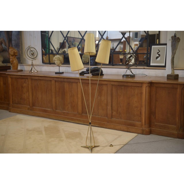 Metal 3-Arm Floor Lamp, 1960s For Sale - Image 7 of 10