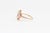 Suzanne Kalan Couture 14k Rose Gold White Topaz and Diamond Halo Ring, Size 8.5 For Sale - Image 9 of 13
