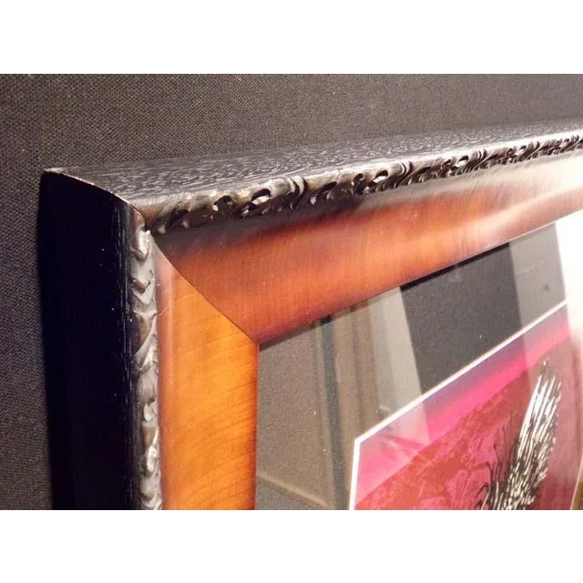 "Dog Dancer" by Dean Meeker Original Limited Edition Intaglio Collagraph Hand signed & titled& numbered by the artist...