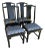 Set of 4 Vintage Century Furniture “Chin Hua” Dining Chairs Design by Raymond Sobota For Sale