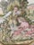 A majestic and highly structural work of vintage textile art, this large-scale 32-inch octagonal framed wall decor...