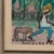 Folk Art Mid 20th Century Original Signed Haitian Artist Gervais Emmanuel Ducasse "Ches Les Paysans Entre Arcanhsie Et St' Ard", Framed For Sale - Image 3 of 12