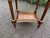 Late 20th Century Late 20c French Artisan Louis XVI Mahogany Marble Side Table For Sale - Image 5 of 13