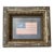 Authentic Antique 1876 Framed 13 Star Centennial Parade Flag Rare For Sale
