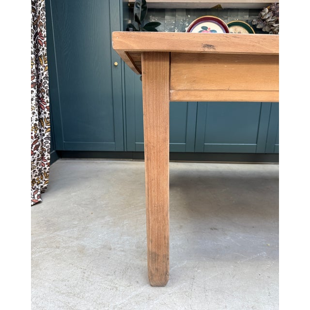 Vintage Farmhouse Table, 1950s For Sale - Image 3 of 12