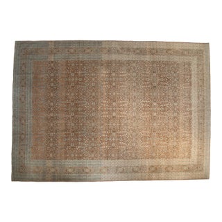 Vintage Distressed Hereke Carpet - 9'9" x 13'8" For Sale