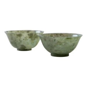 Chinese Spinach Jade Bowls