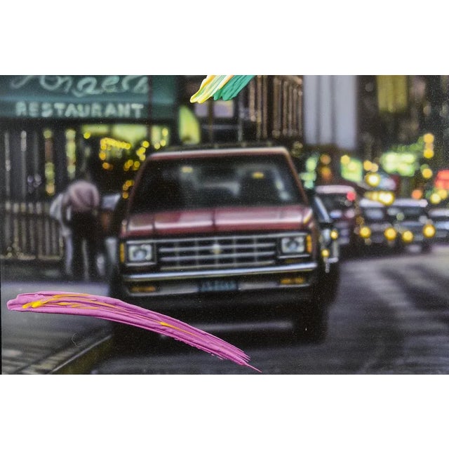 Fabulous Pop Art Original Painting, acrylic on canvas by American artist Bruce Evans. This work called Angelo's is in the...