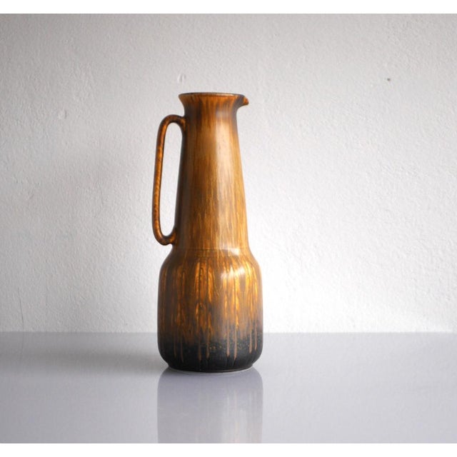 Mid-Century Modern Pottery Jug or Vase by Gunnar Nylund for for Rörstrand, Sweden, 1960s For Sale - Image 13 of 13