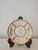 Elegant antique Limoges fine porcelain demitasse saucer featuring a sophisticated Art Deco design dating to the early 20th...