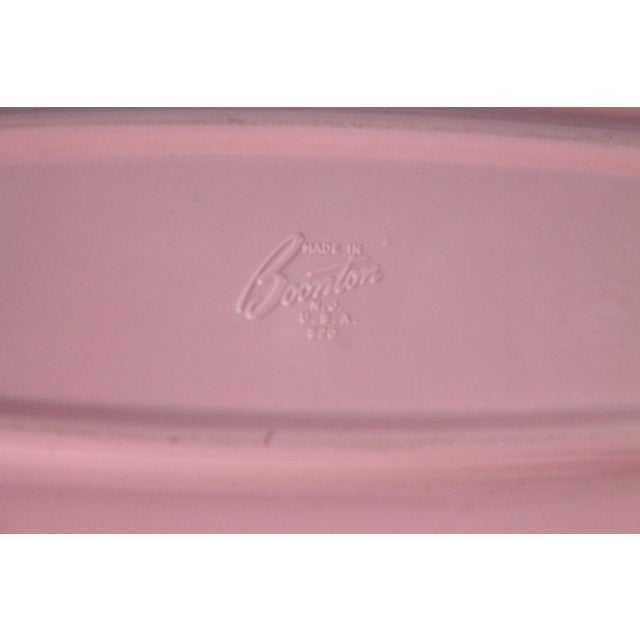 Plastic Vintage Pink Lidded Butter Dish by Boonton For Sale - Image 7 of 7