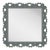 Fleur Home Garden District Satsuma Square Mirror in Gunmetal, 30x30 For Sale