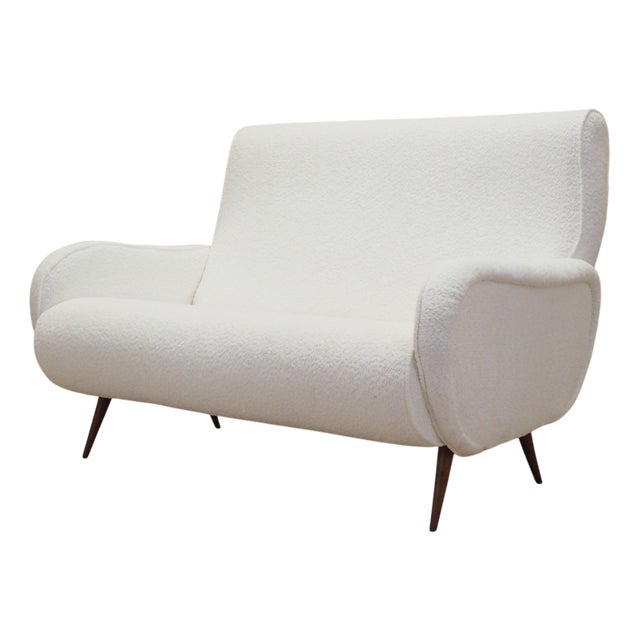 Vintage Italian White Sofa, 1970s For Sale