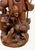 Vintage Chinese Carved Wood Guanyin Kuan Yin Lotus Birds Sculpture 23.75" For Sale - Image 13 of 15