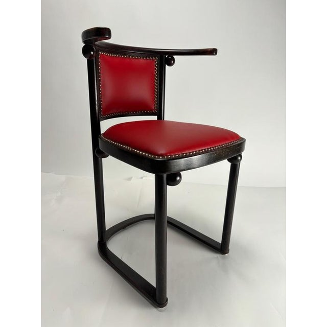 Fledermaus Chairs attributed to Josef Hoffmann, Austria, 1905, Set of 2 For Sale - Image 12 of 13
