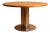 Vintage Italian Circular Dining Table in Wood and Metal, 1970s For Sale