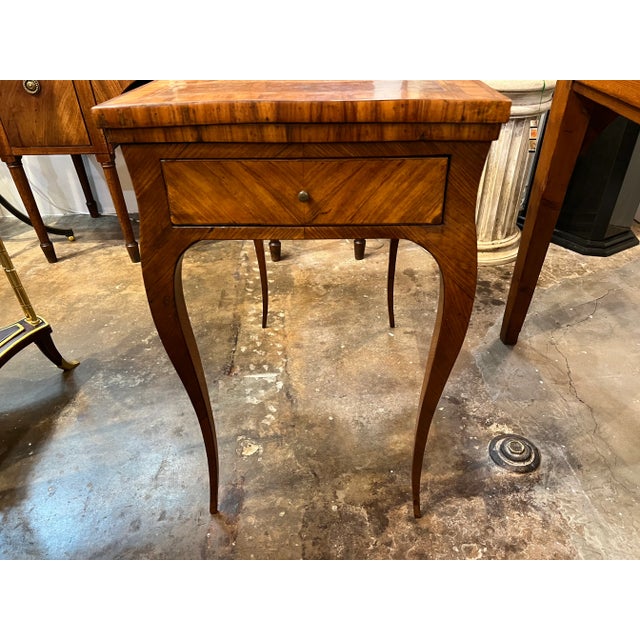 Brown Early 20th Century Louis XV Style Game Board Table For Sale - Image 8 of 11