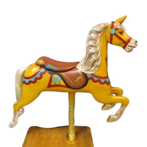 Antique Dare Carousel Horse From Track Machine Chairish
