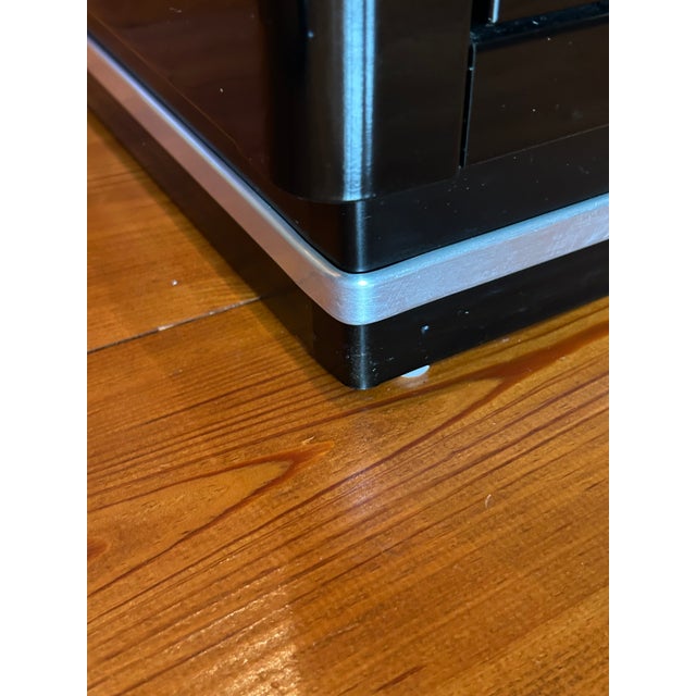 Black & Silver Art Deco Muller Chrysler Desk For Sale - Image 4 of 17