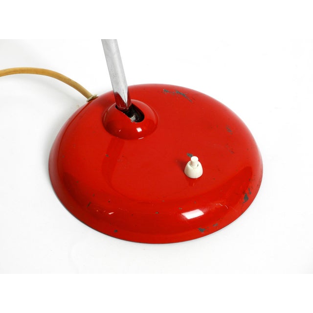 Red Metal Table Lamp Model 6786 from Kaiser Idell, 1960s For Sale - Image 9 of 18