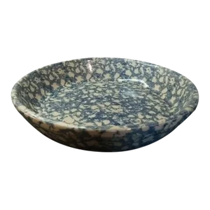 1960s Robinson Ransbottom Pottery Roseville Oh Spongewear Pie Platter