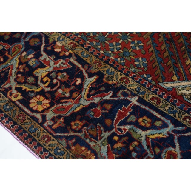 Late 18th Century Late 18th Century Antique Mohtasham Kashan Rug 4'4'' X 6'6'' For Sale - Image 5 of 11