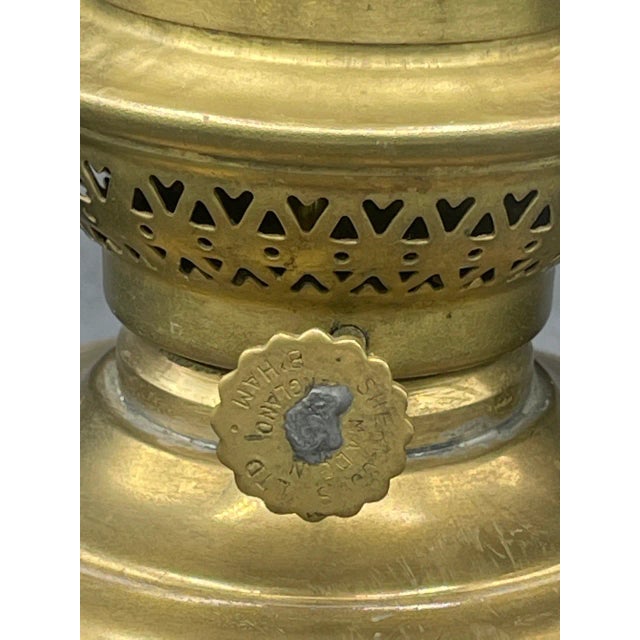 Pair of English Antique Oil Burning Sconces For Sale - Image 4 of 5