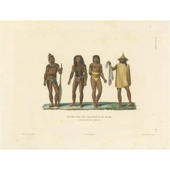 Men from the Caroline Islands, Paper For Sale