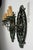 Metal French Filigreed Green With Gold & Red Emblem Sconces - a Pair For Sale - Image 7 of 11