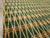 Mid 20th Century Galerie Shabab Collection Mid-20th Century Handmade Turkish Art Deco Room Size Carpet in Green and Gold For Sale - Image 5 of 10