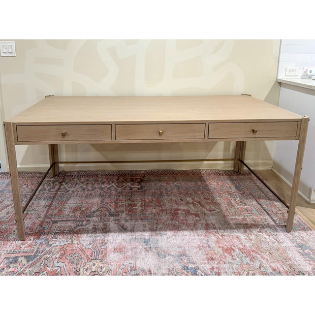 This Global Views writing desk by Ashley Childers is a gorgeous, transitional piece that will add a designer touch to any...