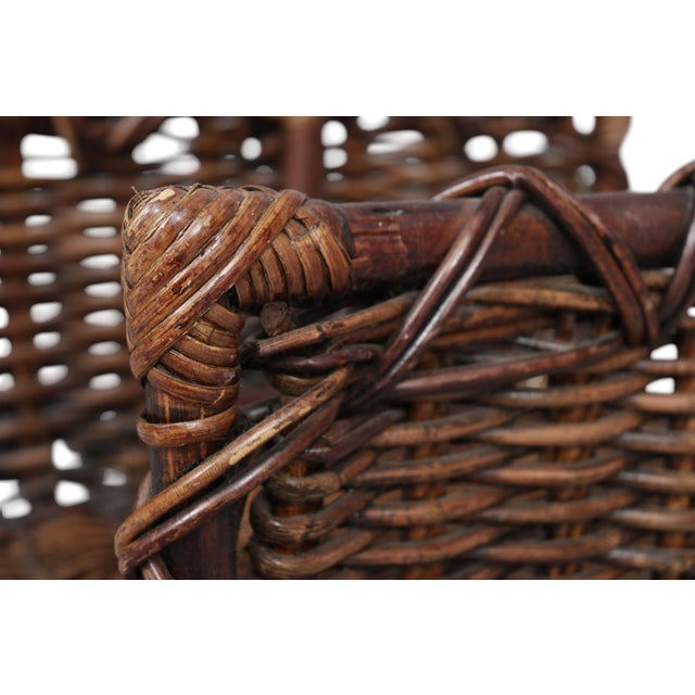 French Open Ended Log Basket For Sale - Image 4 of 7
